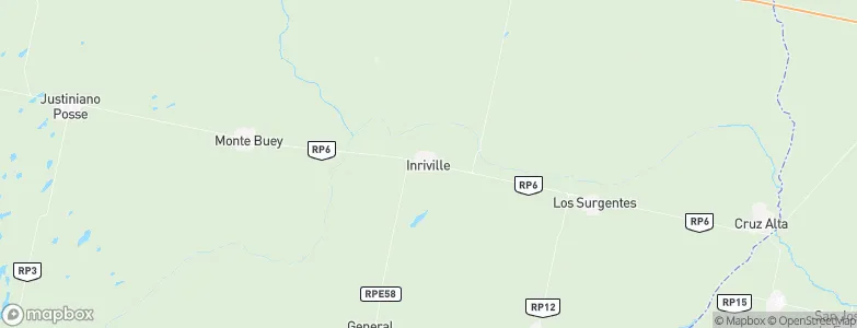Inriville, Argentina Map