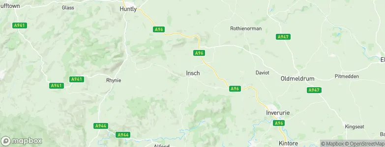 Insch, United Kingdom Map