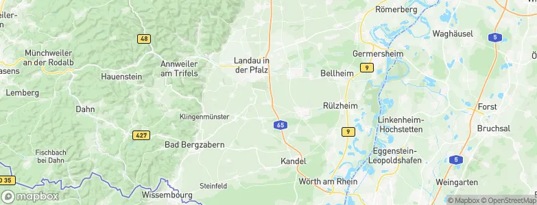 Insheim, Germany Map