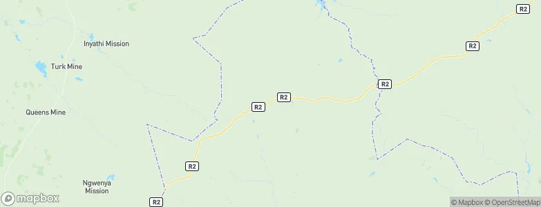 Insiza, Zimbabwe Map