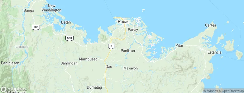 Intampilan, Philippines Map