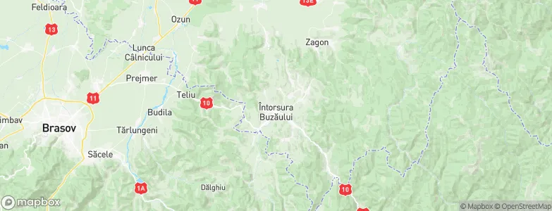 Întorsura Buzăului, Romania Map