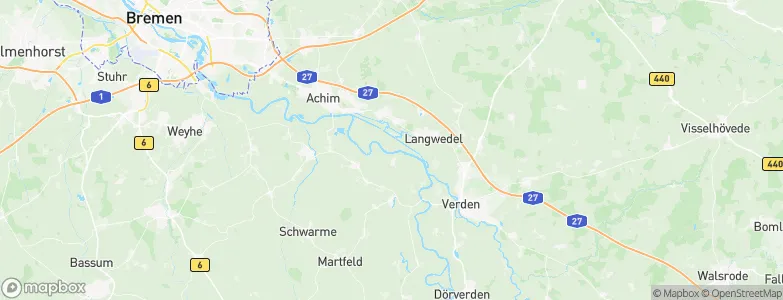 Intschede, Germany Map
