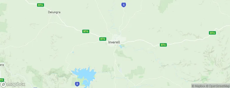 Inverell, Australia Map