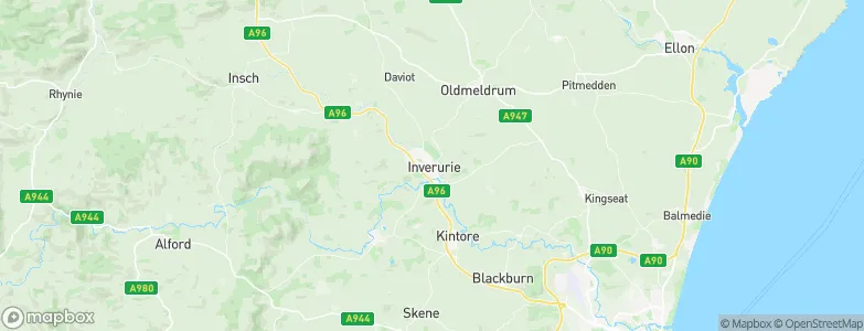 Inverurie, United Kingdom Map