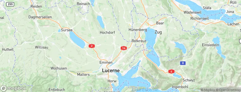 Inwil, Switzerland Map