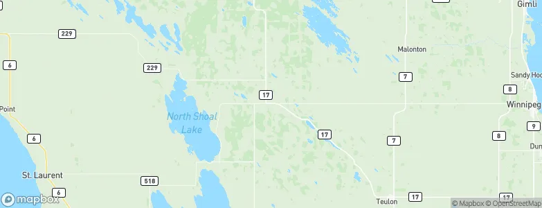 Inwood, Canada Map