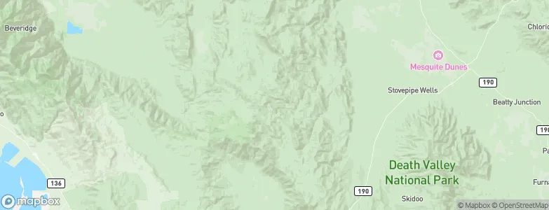 Inyo County, United States Map