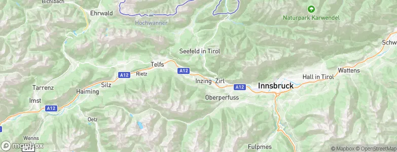 Inzing, Austria Map