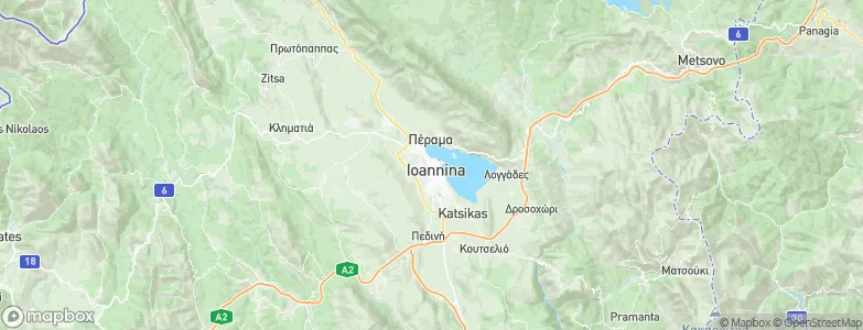 Ioannina, Greece Map