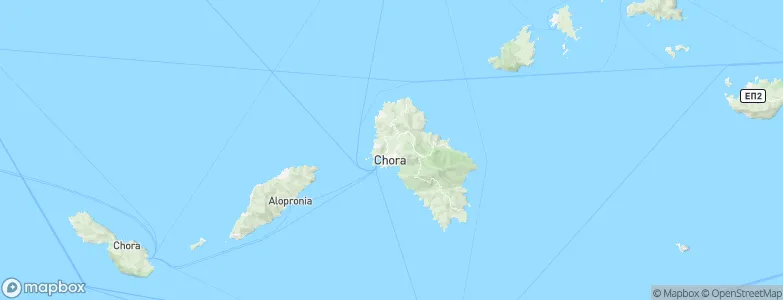 Íos, Greece Map
