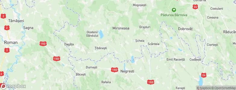 Ipatele, Romania Map