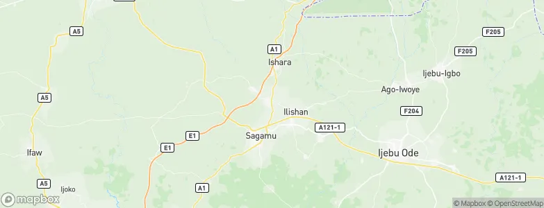 Iperu, Nigeria Map