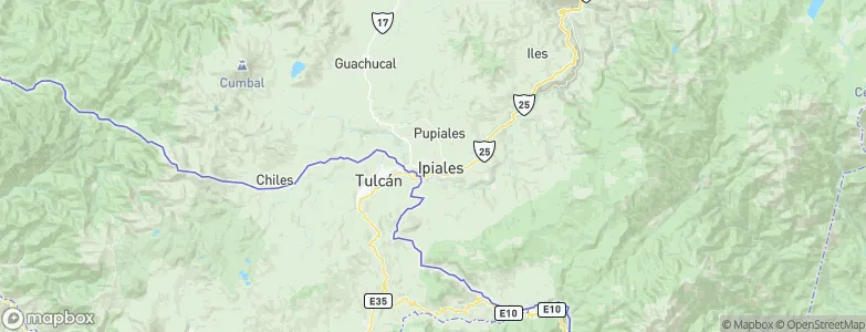 Ipiales, Colombia Map