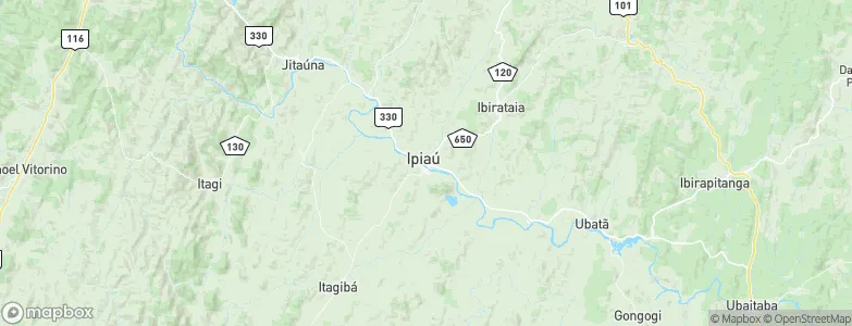 Ipiaú, Brazil Map
