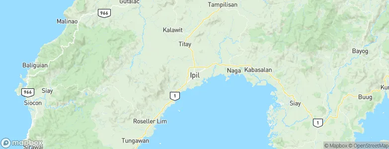 Ipil, Philippines Map