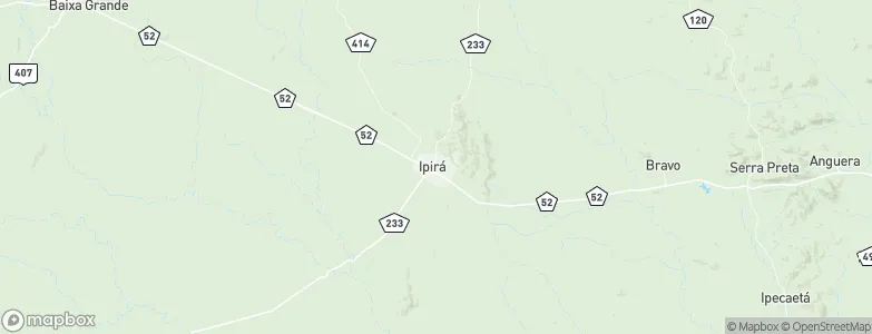 Ipirá, Brazil Map