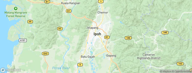 Ipoh, Malaysia Map