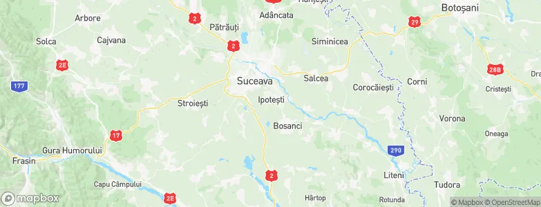 Ipoteşti, Romania Map