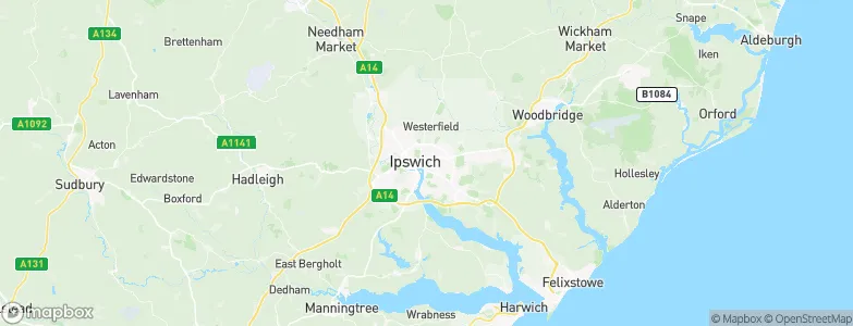 Ipswich District, United Kingdom Map