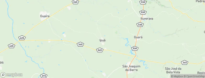 Ipuã, Brazil Map