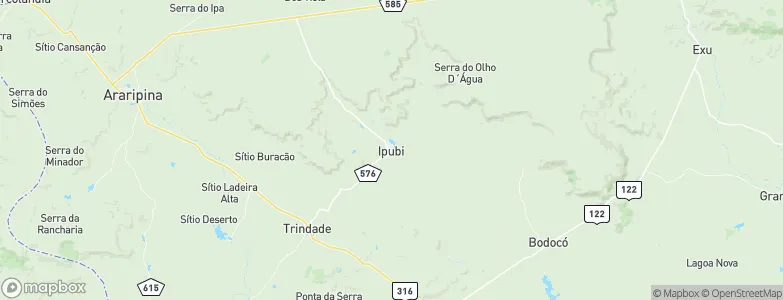 Ipubi, Brazil Map