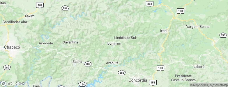 Ipumirim, Brazil Map