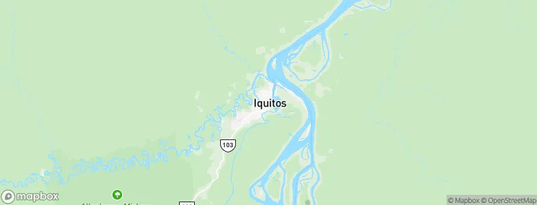 Iquitos, Peru Map