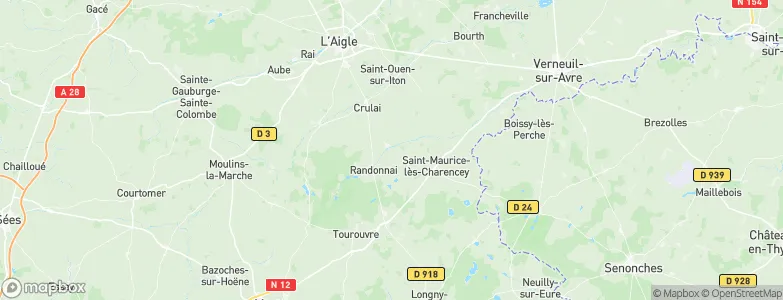 Irai, France Map