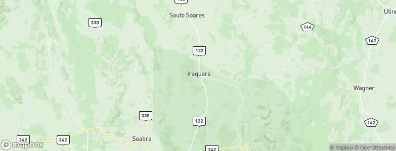 Iraquara, Brazil Map