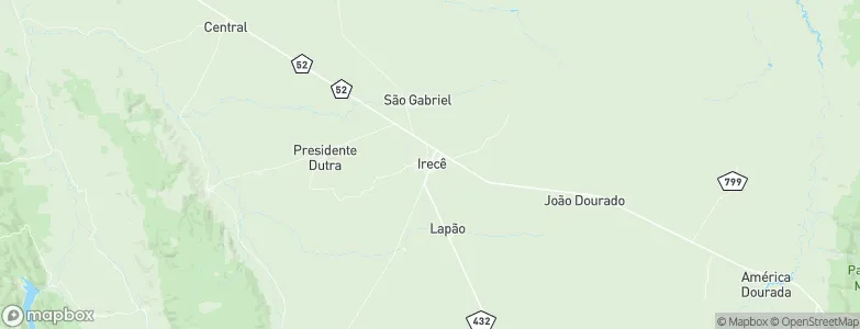 Irecê, Brazil Map