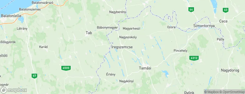 Iregszemcse, Hungary Map