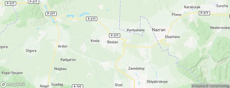 Iriston, Russia Map