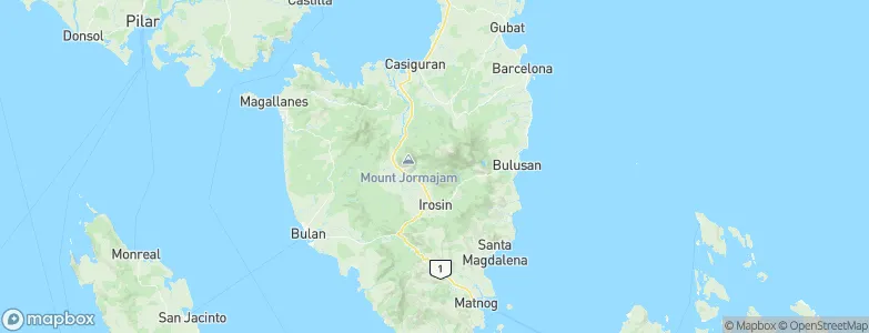 Irosin, Philippines Map