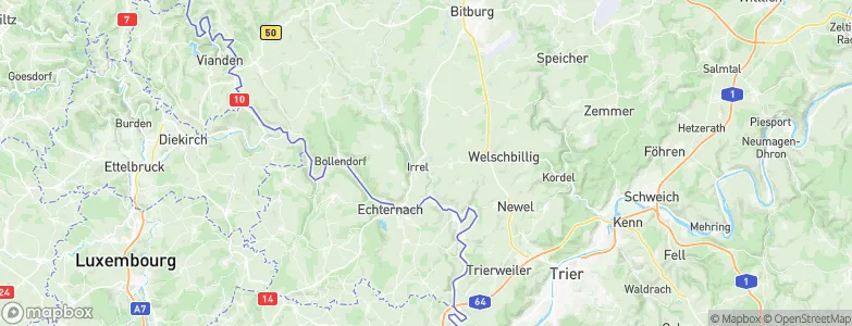 Irrel, Germany Map