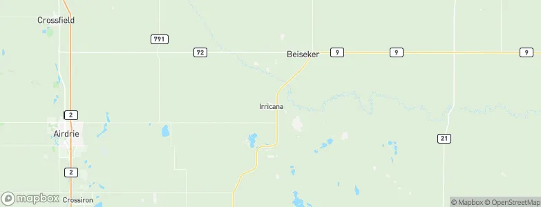 Irricana, Canada Map