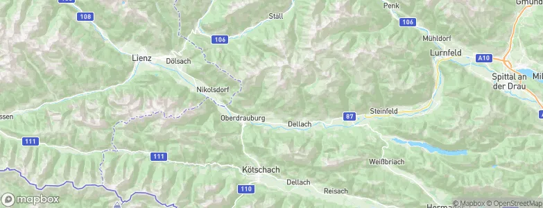 Irschen, Austria Map
