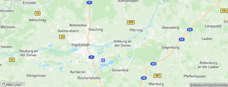 Irsching, Germany Map