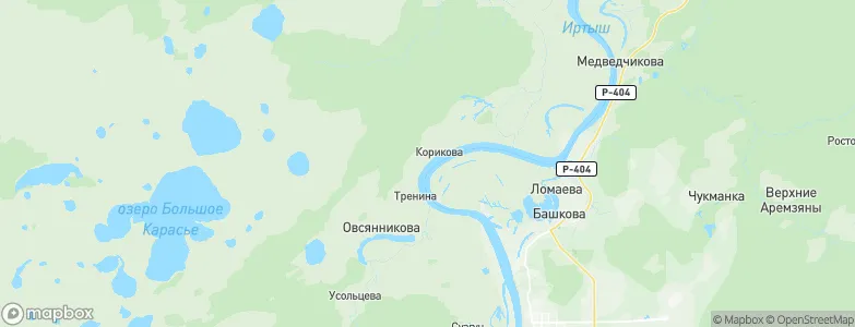 Irtyshskiy, Russia Map