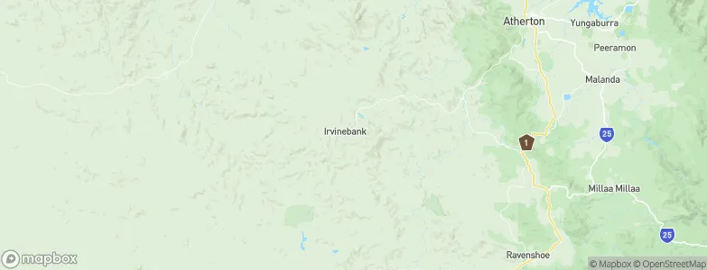Irvinebank, Australia Map