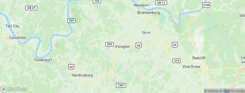 Irvington, United States Map