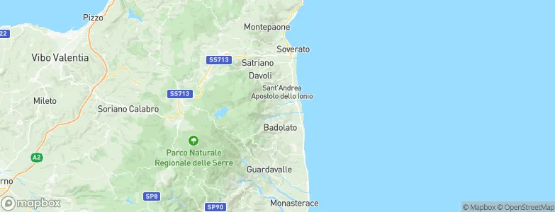 Isca sullo Ionio, Italy Map