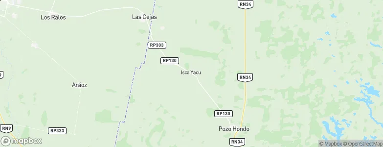 Isca Yacú, Argentina Map