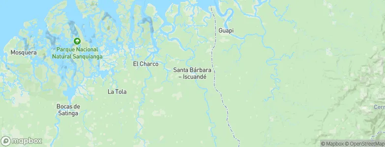 Iscuandé, Colombia Map
