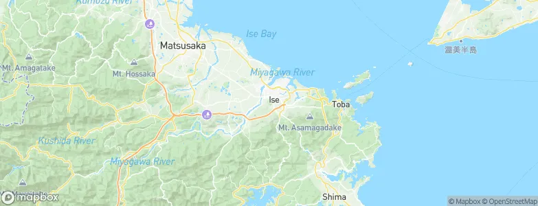 Ise, Japan Map