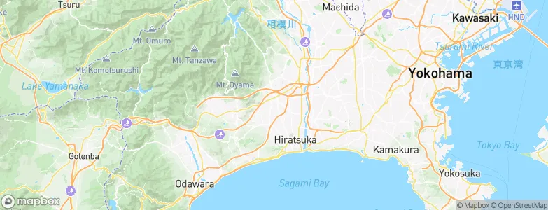 Isehara, Japan Map