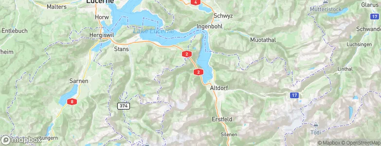 Isenthal, Switzerland Map
