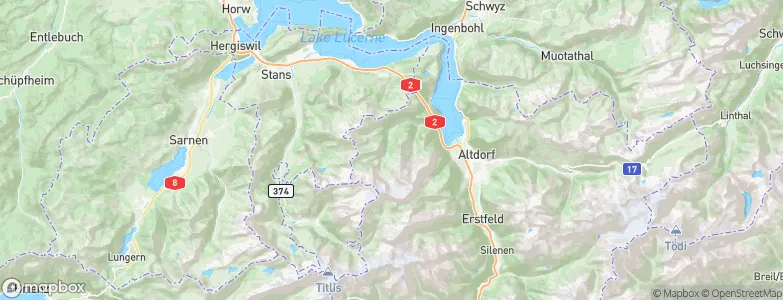 Isenthal, Switzerland Map