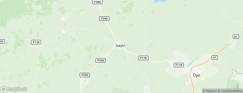 Iseyin, Nigeria Map
