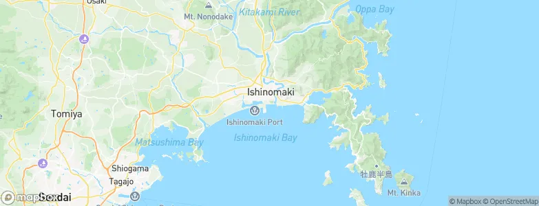 Ishinomaki, Japan Map